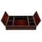Dacasso Chocolate Brown Leatherette Enhanced Conference Room Organizer AG-3390 - alternate 4